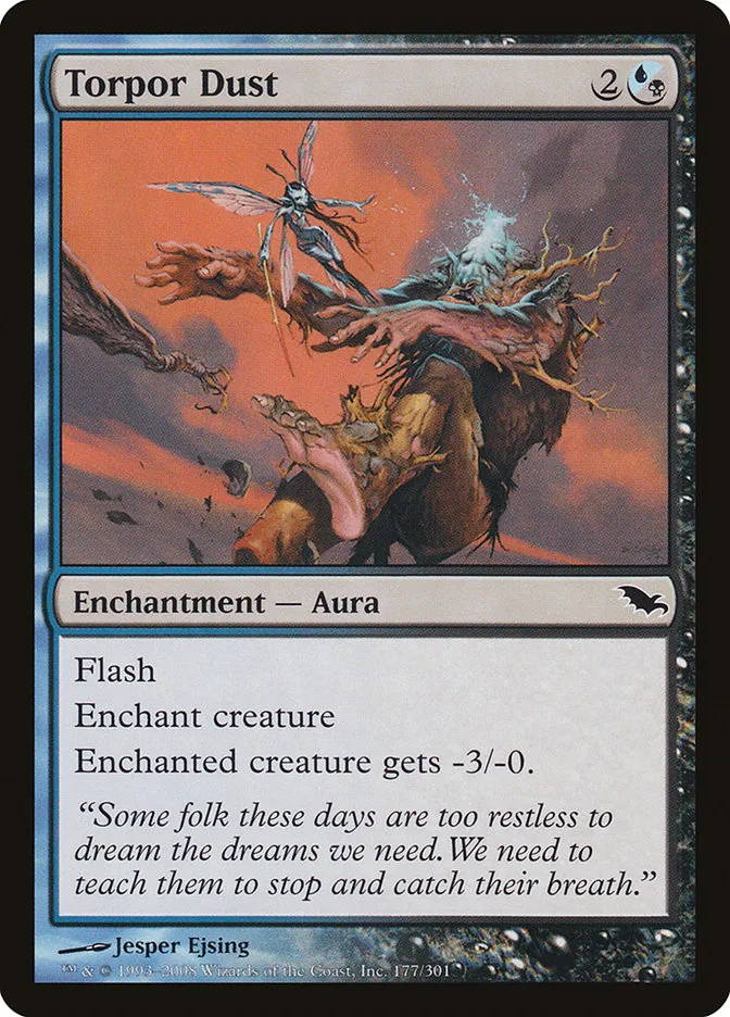 2008 Shadowmoor Torpor Dust #177 common card image