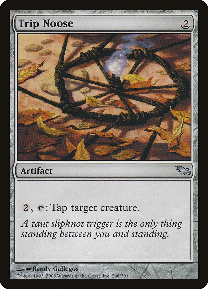 2008 Shadowmoor Trip Noose uncommon #266 uncommon card image