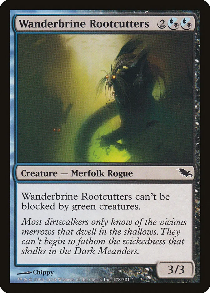2008 Shadowmoor Wanderbrine Rootcutters common #178 common card image