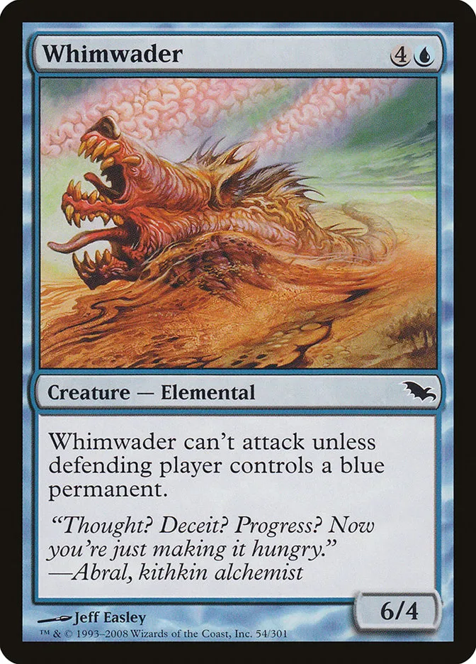 2008 Shadowmoor Whimwader common #54 common card image