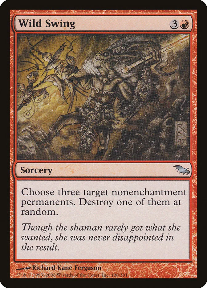 2008 Shadowmoor Wild Swing uncommon #108 uncommon card image