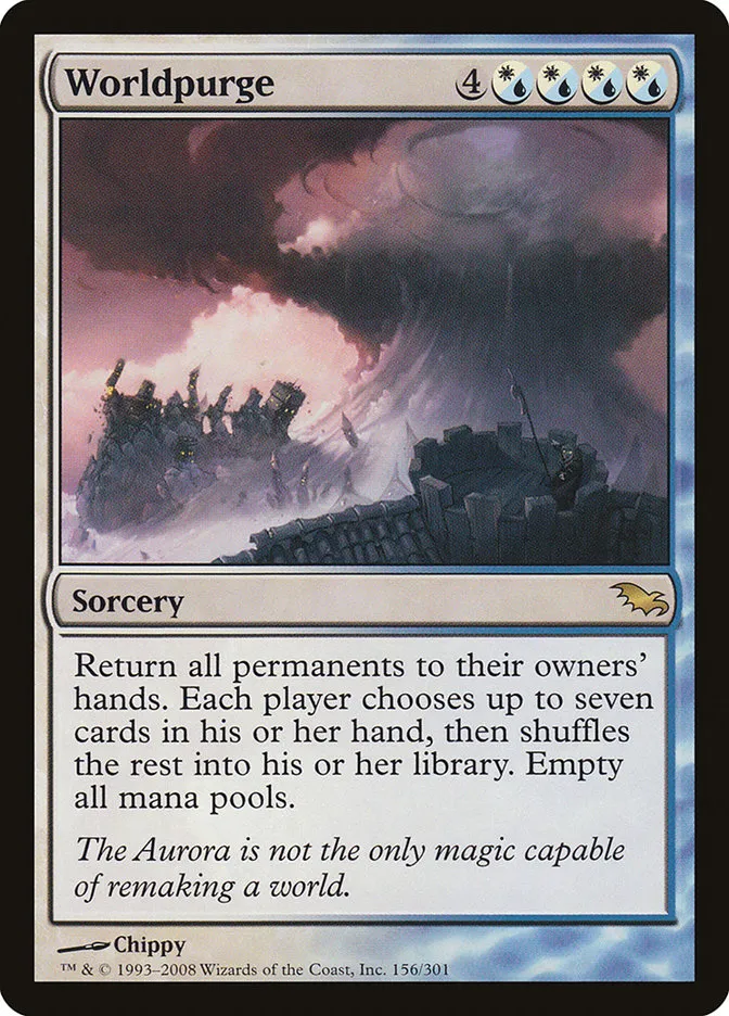 2008 Shadowmoor Worldpurge rare #156 rare card image