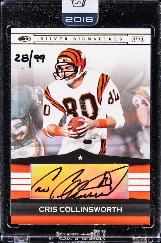 2008 Panini Donruss Chris Collinsworth Silver Signatures #SS-CC card image