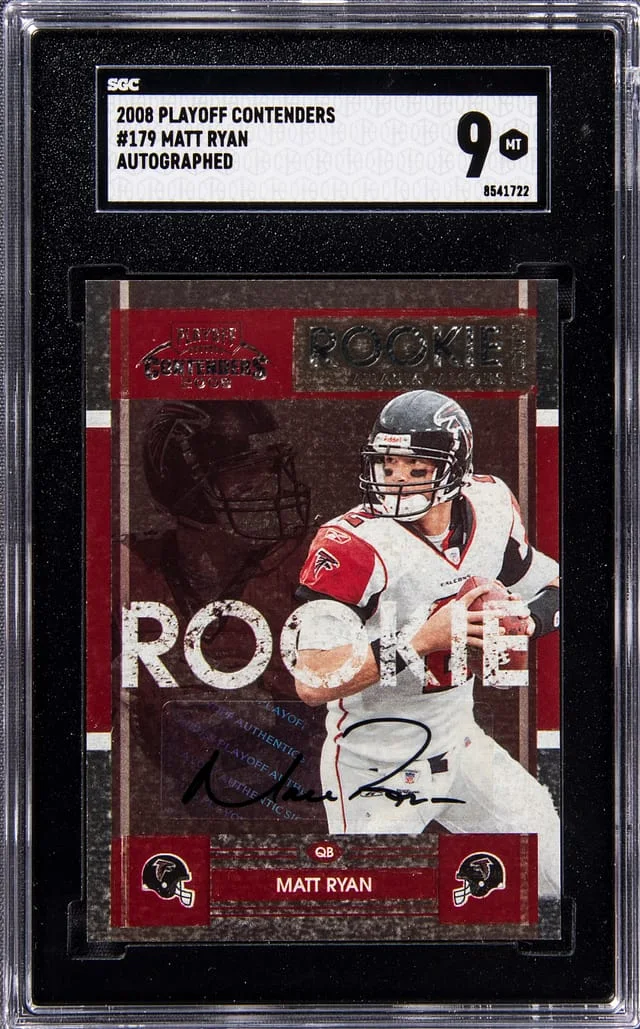 2008 Playoff Contenders Matt Ryan Autograph #179 card image
