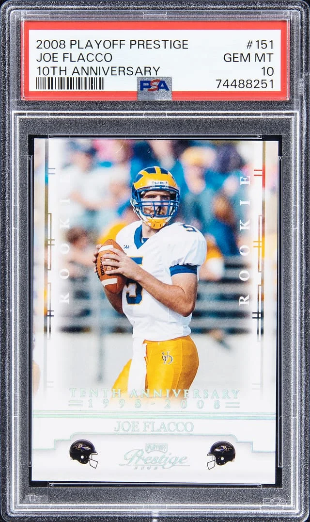 2008 Playoff Prestige Joe Flacco 10th Anniversary #151 card image