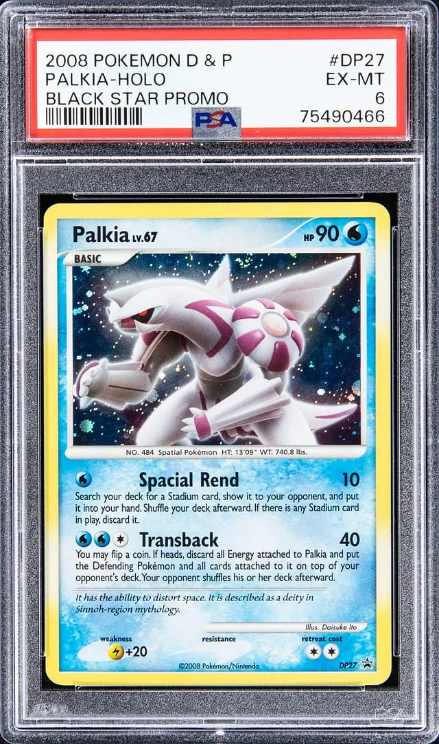 2008 Pokemon D & P Black Star Promo - Holo Palkia #DP27 card image
