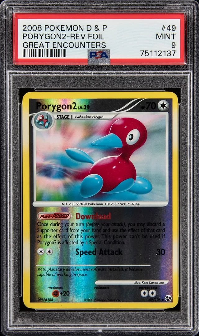 2008 Pokemon D & P Reverse Foil - Great Encounter Porygon2 #49 card image