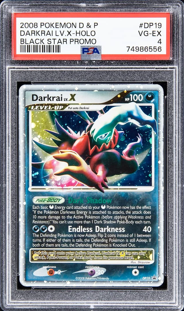 2008 Pokemon Diamond & Pearl Black Star Promo Darkrai LV #DP19 card image