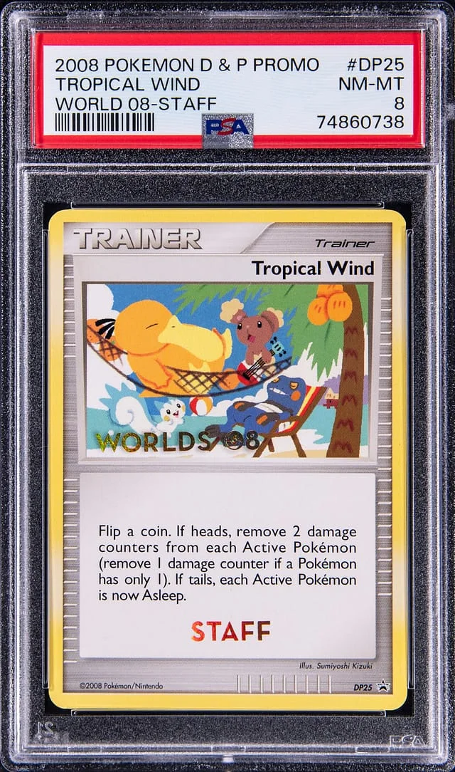 2008 Pokemon Diamond & Pearl Promo World Championships '08 Tropical Wind, Staff #DP25 card image