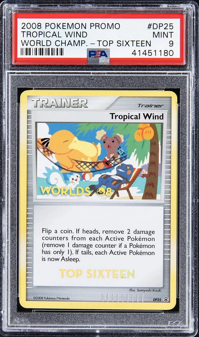 2008 Pokemon Diamond & Pearl Promo World Championships Top Sixteen Tropical Wind #DP25 card image