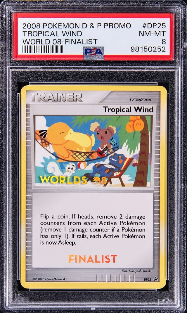 2008 Pokemon Diamond & Pearl Promo Worlds '08 Finalist Tropical Wind #DP25 card image