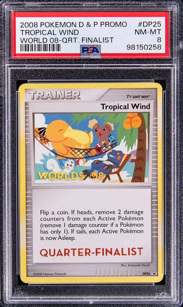2008 Pokemon Diamond & Pearl Promo Worlds 08 Quarter-Finalist Tropical Wind #DP25 card image