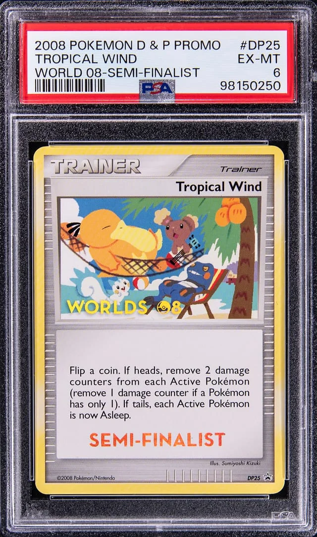 2008 Pokemon Diamond & Pearl Promo Worlds '08 Semi-Finalist Tropical Wind #DP25 card image