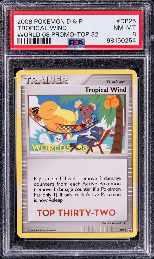 2008 Pokemon Diamond & Pearl Promo Worlds 08 Top Thirty-Two Tropical Wind #DP25 card image