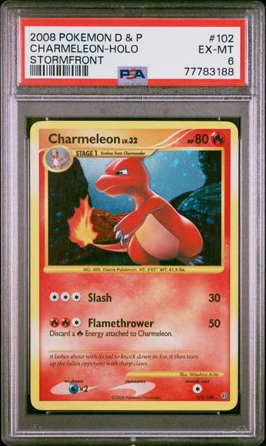 2008 Pokemon Diamond & Pearl Stormfront Charmeleon-Holo #102 card image
