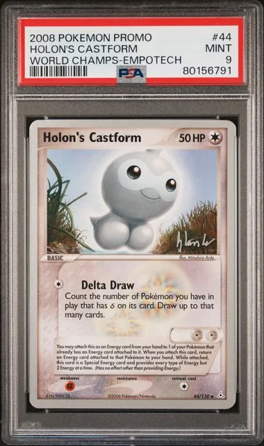 2008 Pokemon World Championships Promo Empotech Holon's Castform #44 card image