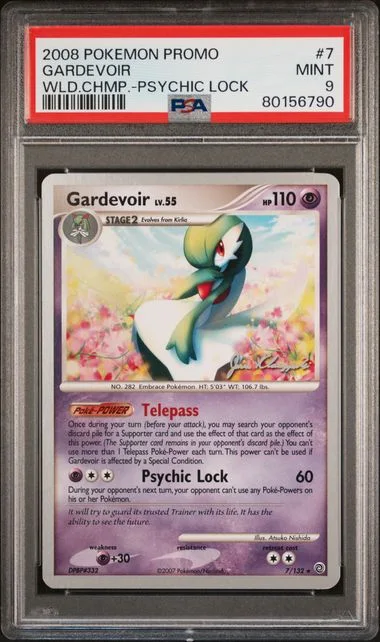2008 Pokemon World Championships Promo Psychic Lock Gardevoir #7 card image