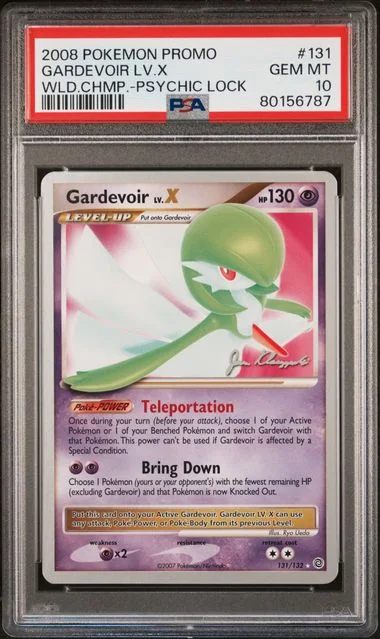 2008 Pokemon World Championships Promo Psychic Lock Gardevoir Lv.X #131 card image