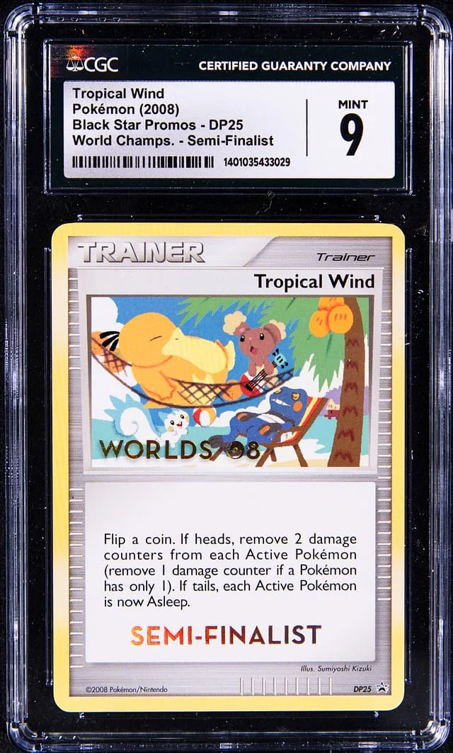 2008 Pokemon World Championships Semi-Finalist Promo Tropical Wind #DP25 card image