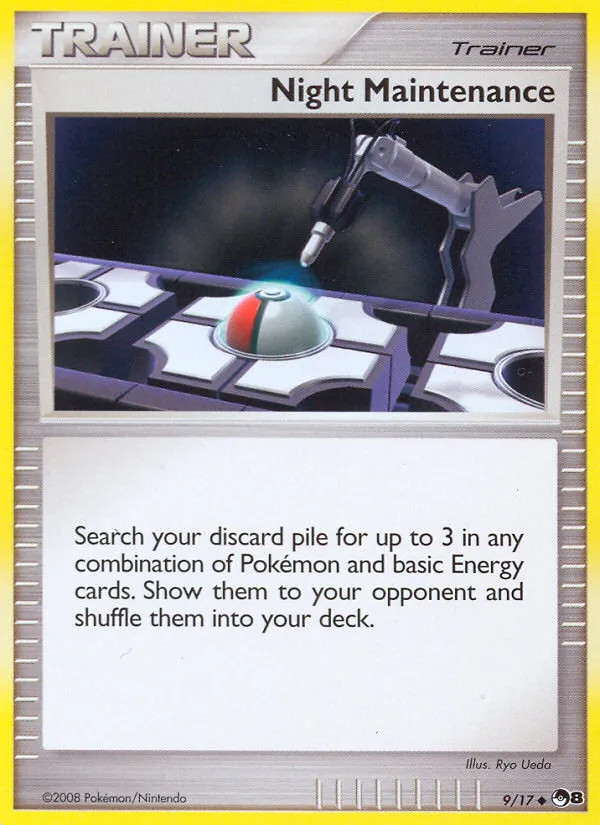 2008 POP Series 8 Night Maintenance Uncommon #09/17 Uncommon card image
