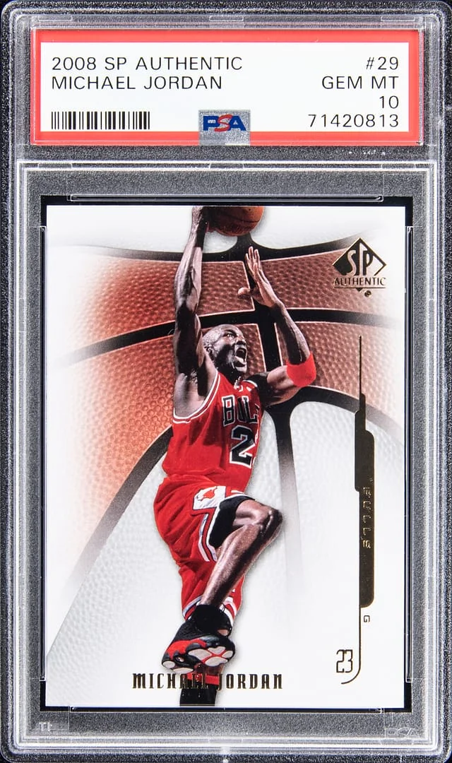 2008 SP Authentic Michael Jordan #29 card image