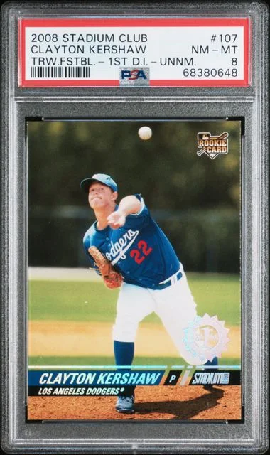 2008 Stadium Club Clayton Kershaw 1st Day Issue Retail #107 card image