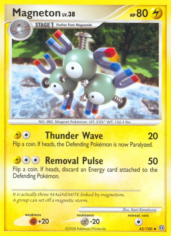 2008 Stormfront Magneton #043/100 Uncommon card image