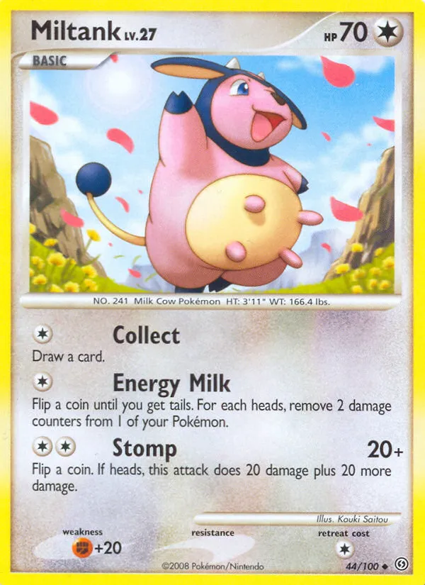 2008 Stormfront Miltank Uncommon #044/100 Uncommon card image