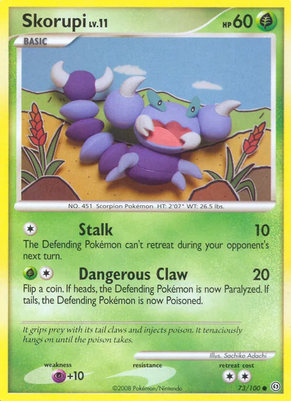 2008 Stormfront Skorupi Common #073/100 Common card image