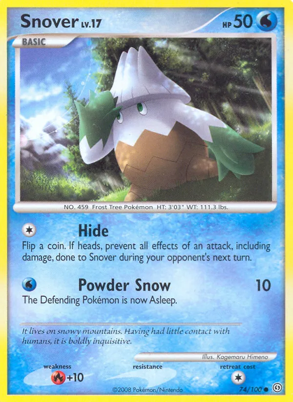 2008 Stormfront Snover Common #074/100 Common card image