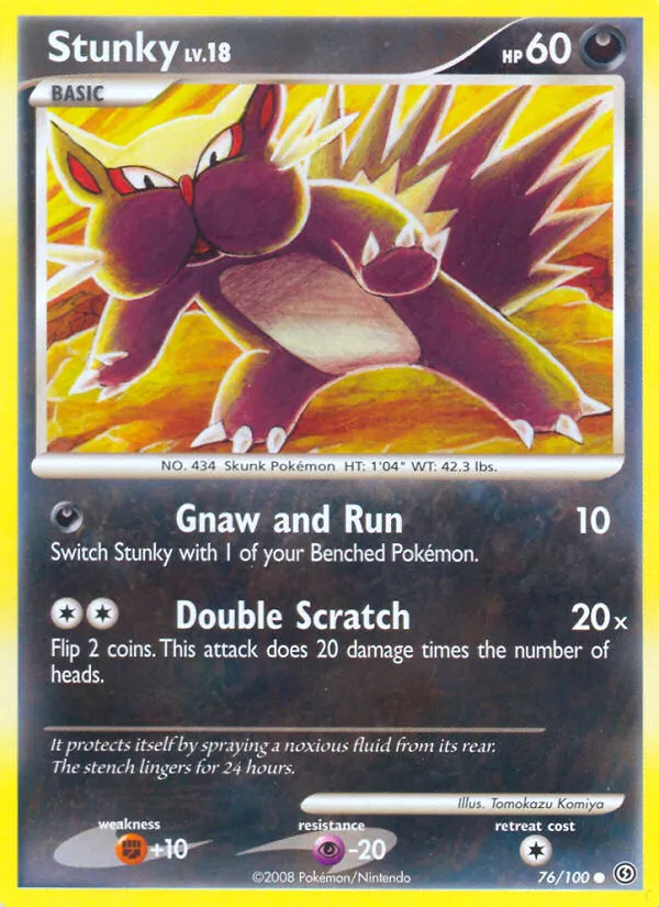 2008 Stormfront Stunky Common #076/100 Common card image