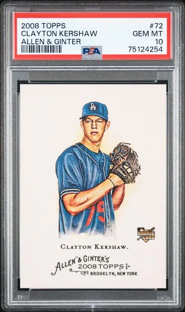 2008 Topps Allen & Ginter Clayton Kershaw #72 card image