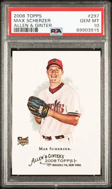 2008 Topps Allen & Ginter Max Scherzer #297 card image