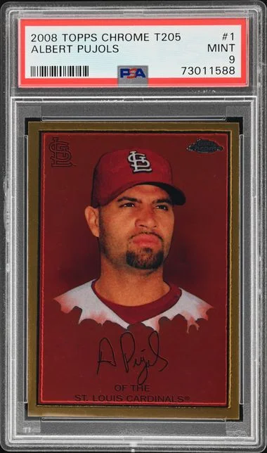 2008 Topps Chrome Albert Pujols T205 #1 card image