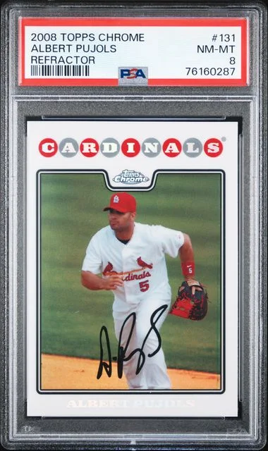 2008 Topps Chrome Albert Pujols #131 card image
