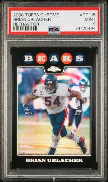2008 Topps Chrome Brian Urlacher #TC115 card image