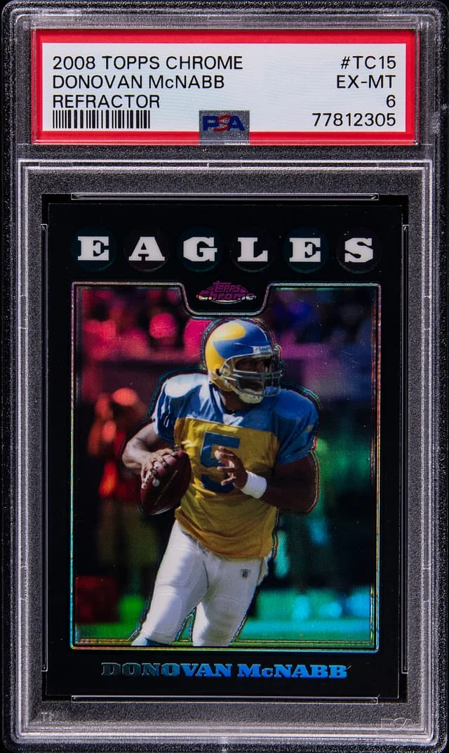 2008 Topps Chrome Donovan McNabb Copper Refractor #TC15 card image