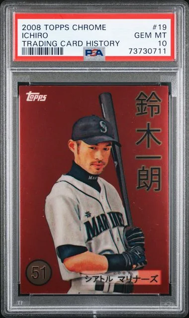 2008 Topps Chrome Ichiro Trading Card History #19 card image