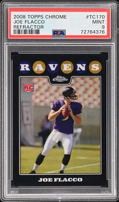 2008 Topps Chrome Joe Flacco Refractor #TC170 card image