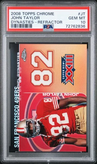 2008 Topps Chrome John Taylor Dynasties Refractor #DYNC-JT card image