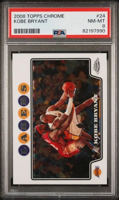 2008 Topps Chrome Kobe Bryant #24 card image