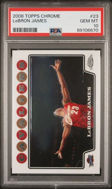 2008 Topps Chrome LeBron James #23 card image