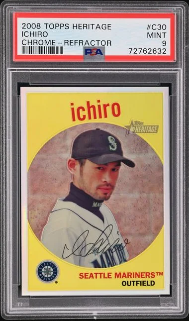 2008 Topps Heritage Ichiro Suzuki Refractor #C30 card image