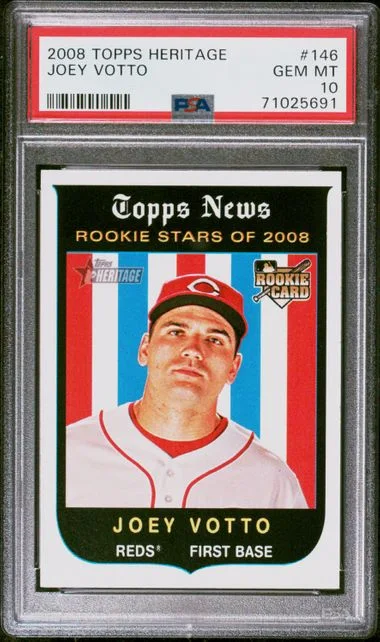 2008 Topps Heritage Joey Votto #146 card image