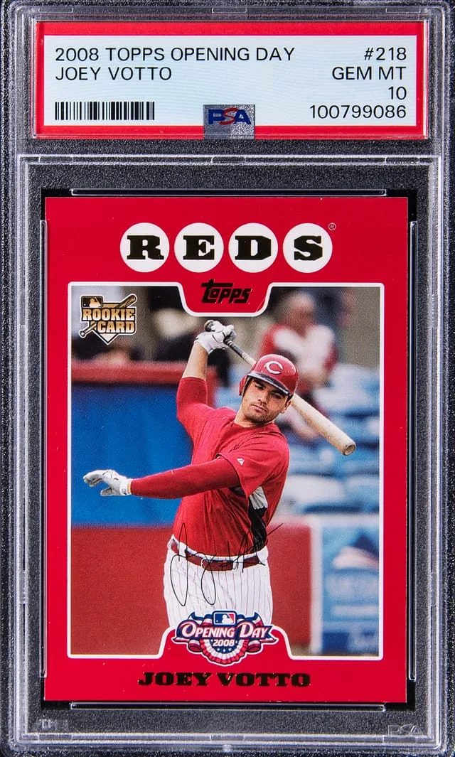 2008 Topps Joey Votto Opening Day #218 card image