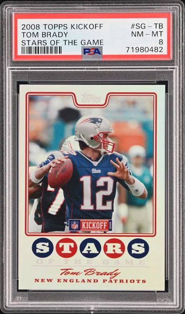 2008 Topps Kickoff Stars Of The Game Sg-Tb Tom Brady #no-number card image
