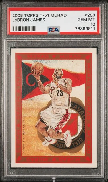 2008 Topps LeBron James T-51 Murad #203 card image