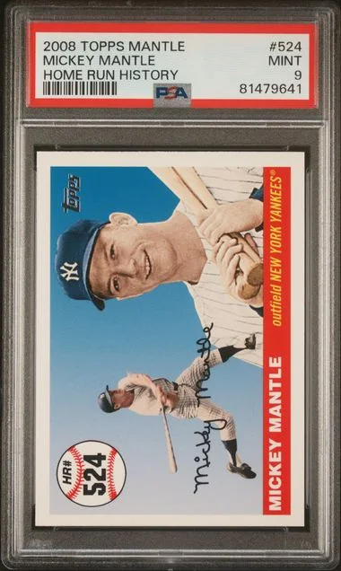 2008 Topps Mickey Mantle Mantle Home Run History #524 card image