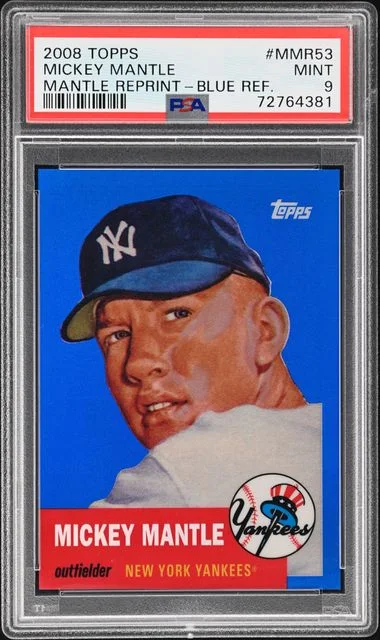 2008 Topps Mickey Mantle Mantle Reprint Gold Refractor #MMR-53 card image
