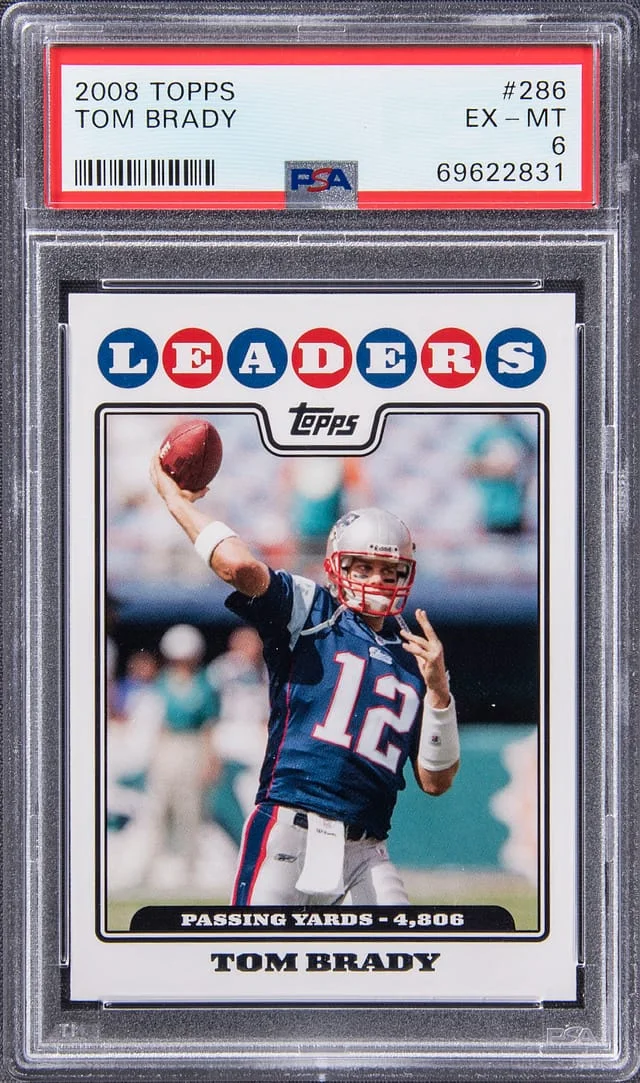 2008 Topps Tom Brady #286 card image